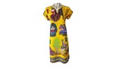 Bright Yellow Pharaonic Print Tunic